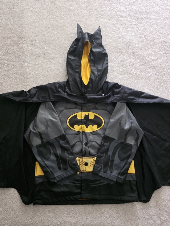 Western Chief Other - Western Chief Batman Everlasting Raincoat, Toddler Size 4T, GUC - Black